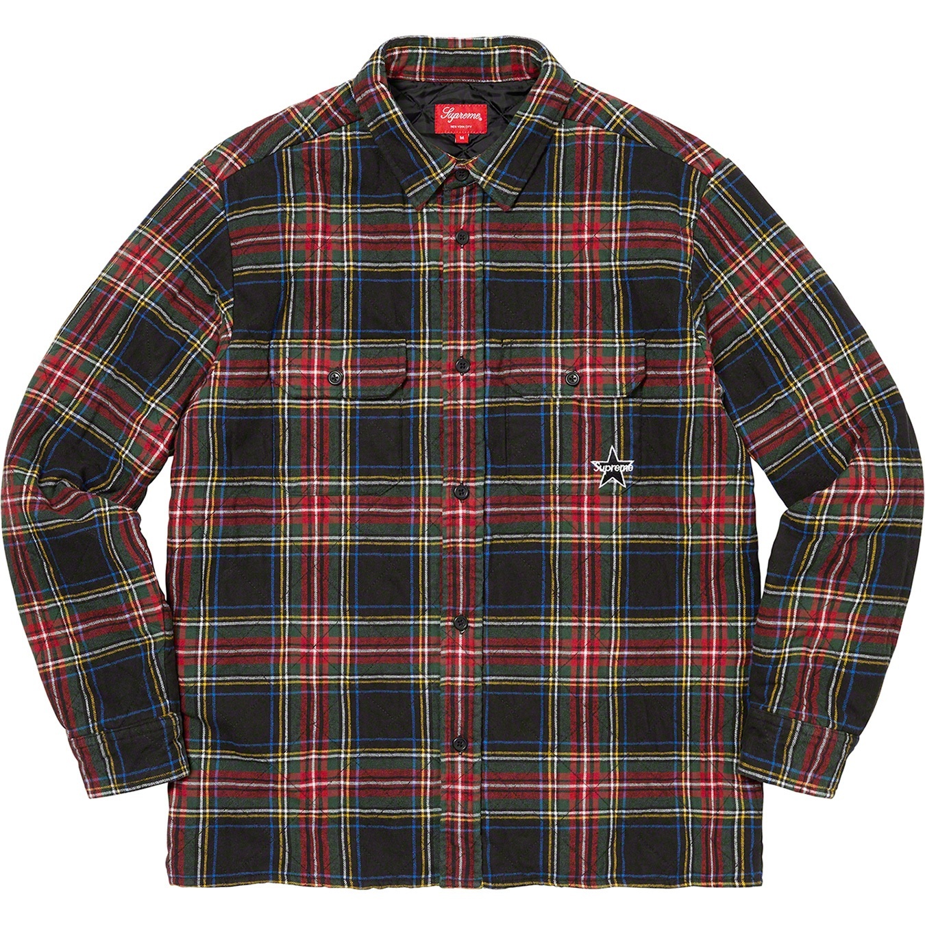 Quilted Plaid Flannel Shirt view 7